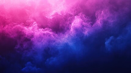 A cosmic purple and blue nebula cloud with dark background