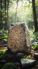 Mjolnir Thor's Hammer Ancient Rune Norse Paganism Religion Spiritual Symbol
