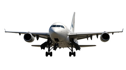 Obraz premium airplane on the runway, transparent background.
