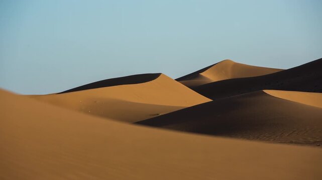 merzouga in the sahara desert in morocco
