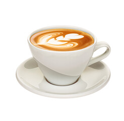 Obraz premium Coffee cup no background café