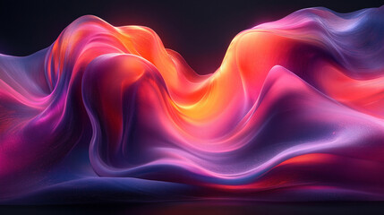 abstract gradient with pink, yellow, and purple waves flowing harmoniously. The design evokes feelings of creativity, inspiration, and positivity, making it ideal for artistic and modern applications