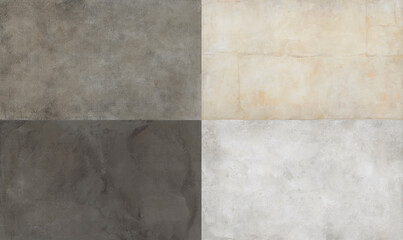 Creative patchwork pattern stone ceramic wallpaper design. White marble