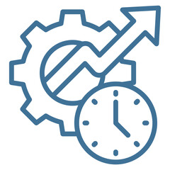 Time Management Icon Element For Design