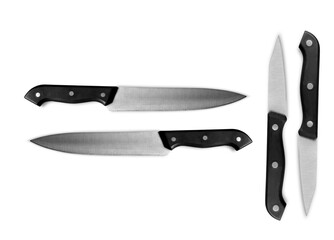 kitchen knifes isolated