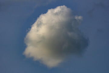 Cloudscape has been developing in gorgeous form. The sky is filled with soft clouds.