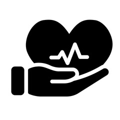 heart glyph icon