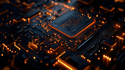 Obraz premium Innovative Technology Circuit Board