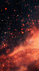 Abstract particle background with Copy Space