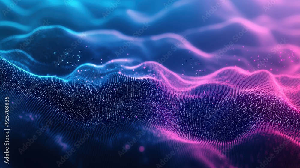 Poster cloud-computing-digital-abstract-background