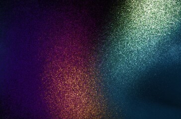 abstract dark noisy background with colorful accents, minimalistic cover design, header for editing, dark abstract abstract art, color drops on black surface 
