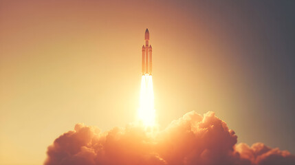 Reaching for the Cosmos: Rocket Launch into the Unknown