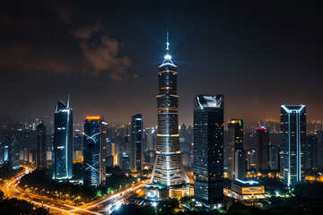 Guangzhou city skyline