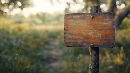 Vintage wooden signpost invitation to a new journey