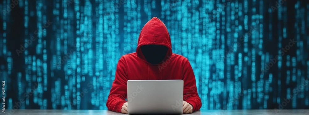 Poster a hacker targeting a victim with a phishing email claiming to be from tech support