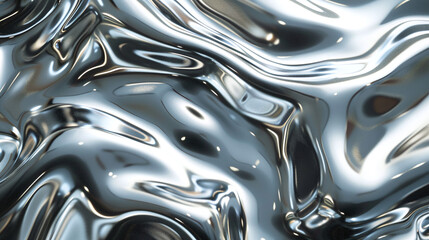 abstract titanium liquid metal background