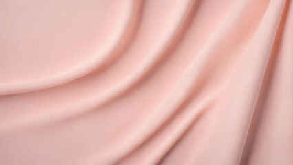 Obraz premium Cloth blush pink to pale peach background, fabric wallpaper