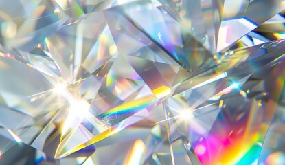 Multiple prisms reflecting light