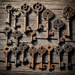 Old rusty Keys