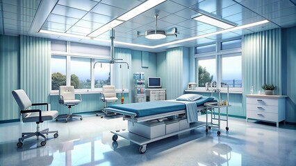sterile medical atmosphere mood