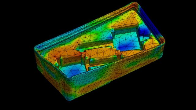 Mechanic simulation engineering - Stress and breakpoint analysis of Key mold under force and moment conditions