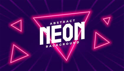retro style 80s abstract background with neon effect © starlineart