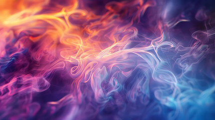 Obraz premium smoky fluid colors in an abstract way, backgrund wallpaper generative ai technology