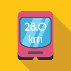 Speedometer showing speed limit concept for transportation and traffic regulations
