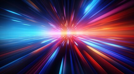 Obraz premium Abstract background with bright streaks of light.