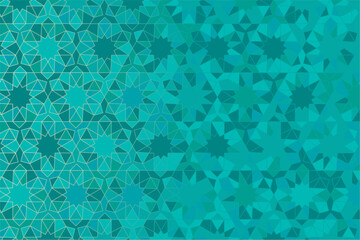 ethnic style islamic festive greeting background design