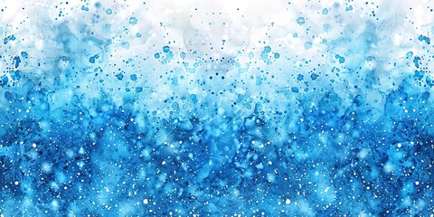 Obraz premium water drops on blue