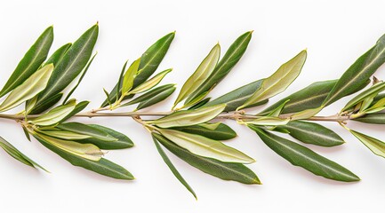 Fototapeta premium olive branch isolated