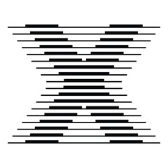 Letter X Logo with Abstract Line Pattern