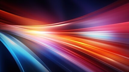 Abstract background with colorful lines and gradient.