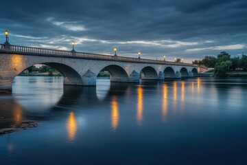 Naklejka premium A bridge with architectural significance