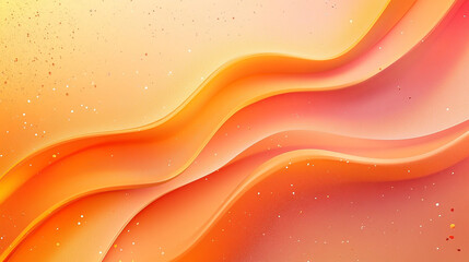 Modern orange gradient curve liquid background