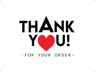 Thank You for Your Order. Elegant Thank You for Your Order Design with Stylish Graphics. Sophisticated Thank You for Your Purchase Image with Modern Elements. Chic Thank You for Your Order Graphic