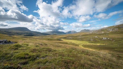 Fototapeta premium Vast landscapes stretching beyond sight