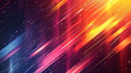 Naklejka premium Abstract background with diagonal lines and bright colors.