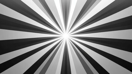 Obraz premium Radiating Monochrome Sun Burst Background for Diverse Design Projects