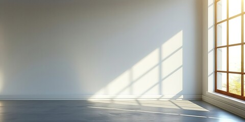 Obraz premium empty room with window