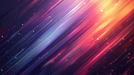 Abstract background with diagonal lines and light streaks.