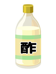 Obraz premium お酢のイラスト