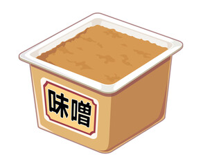 味噌のイラスト