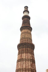 Delhi , India - historical monuments qutub minar 15 august 2024