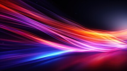 Abstract background with flowing vibrant colors.