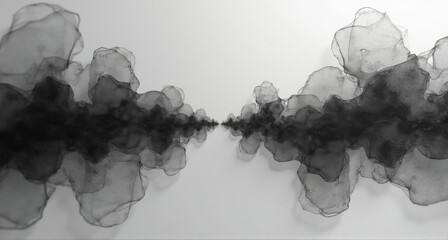 smoke on black