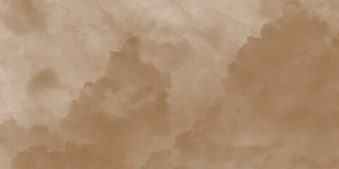 Abstract brown watercolor background texture of chaotically mixing puffs of red smoke on a white background, beautiful abstract brown cloud on light background and colorful texture pattern.