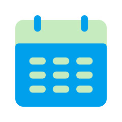 calendar duo tone icon