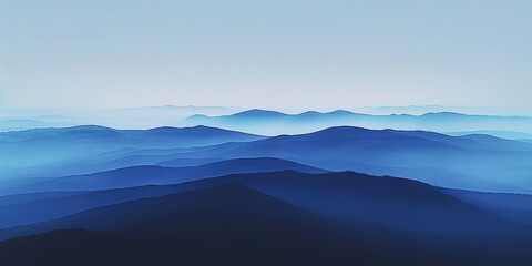 Obraz premium mountains and clouds